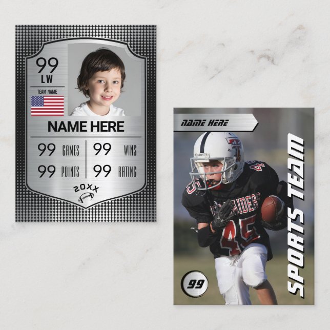 Cartes du lecteur de carte de jeu Silver Shield Fo (Devant / Derrière)