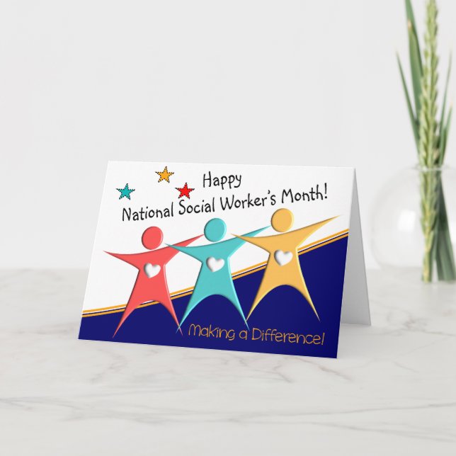 Cartes du mois du travailleur social (Devant)