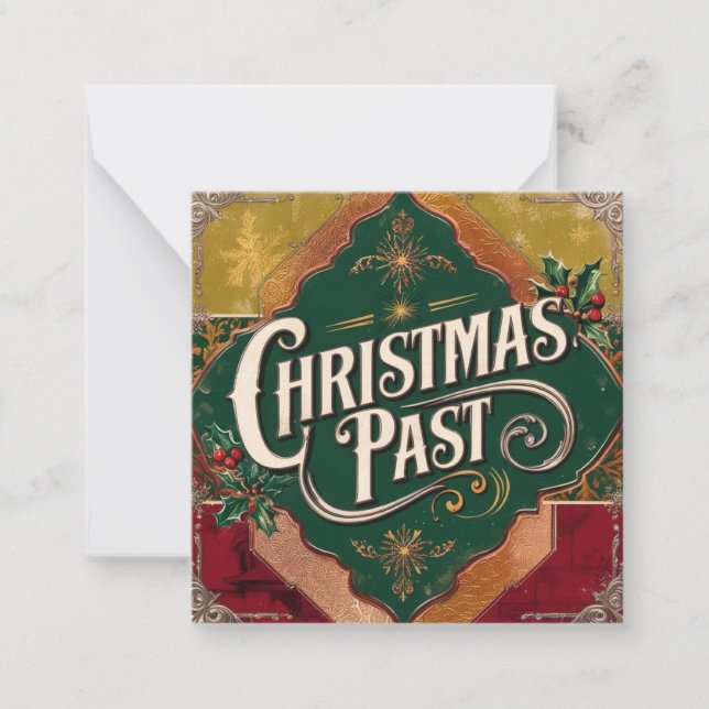 cartes du passé de noël (Devant)