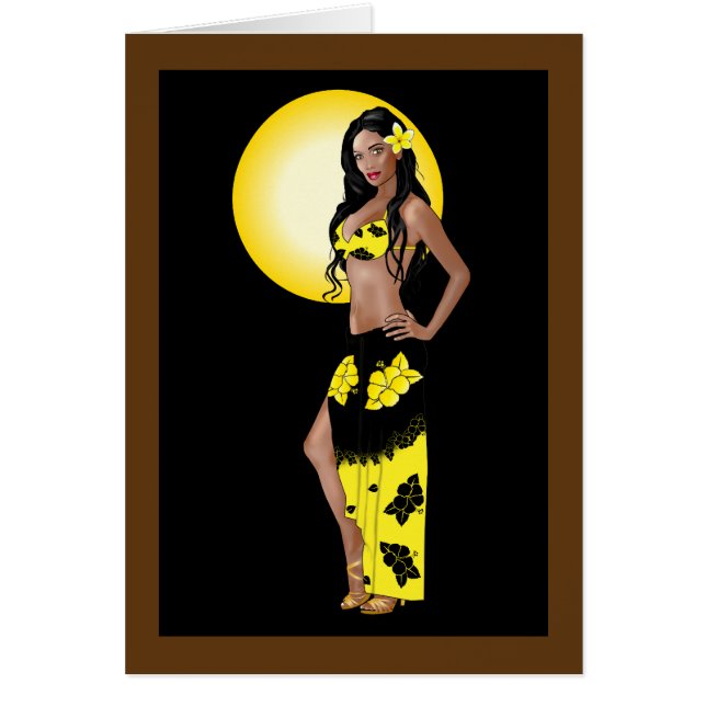 Cartes du pin-up 1 de Wahine (Devant)