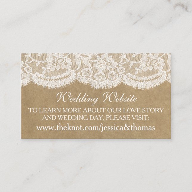 Cartes du site web de la collection Mariage Kraft  (Devant)