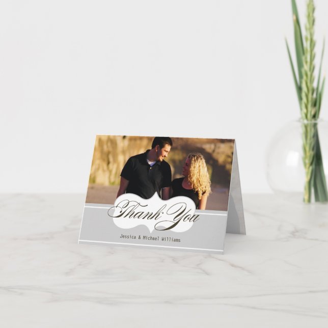 Cartes élégantes de Merci (Devant)