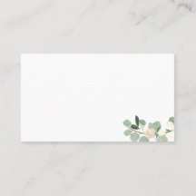 Cartes élégantes de Place Flat Flat Blush