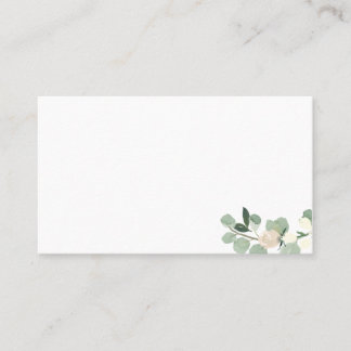 Cartes élégantes de Place Flat Flat Blush