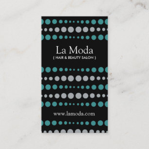 Cartes élégantes de rendez-vous de salon : :