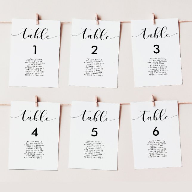 Cartes élégantes en noir et blanc mariage (Créateur téléchargé)