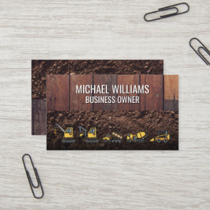 Cartes en bois   Véhicules de construction