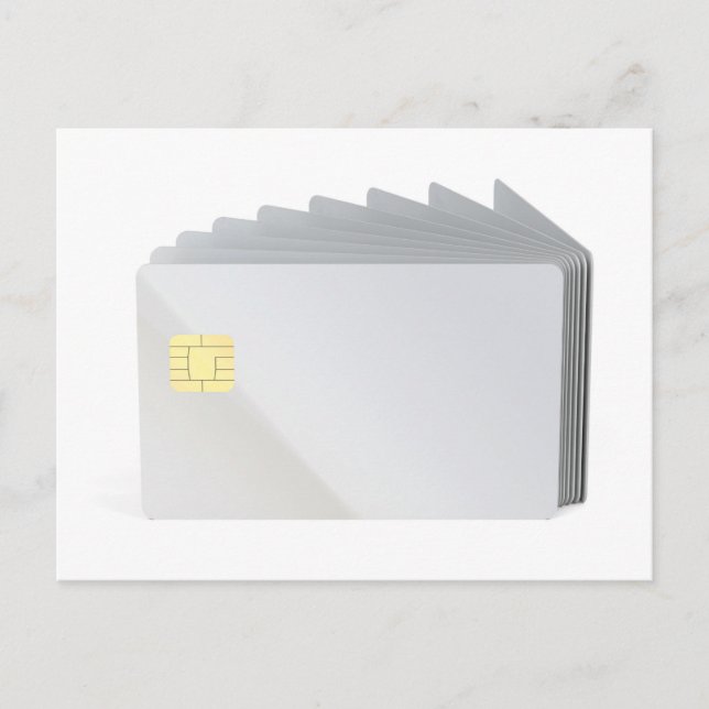 Cartes en plastique vierge avec puce (Devant)