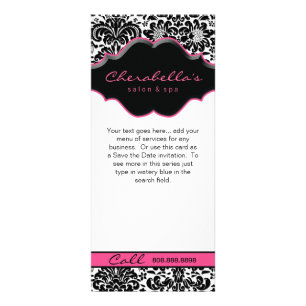 Cartes en rack Damask White Black Rose Floral Fram