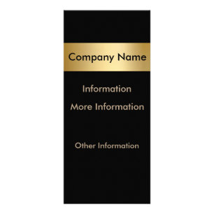 Cartes en rack plaque d'identification Gold Metal