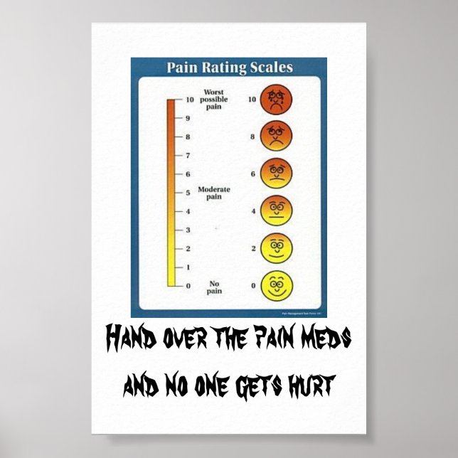 Cartes et affiches Pain Meds (Devant)
