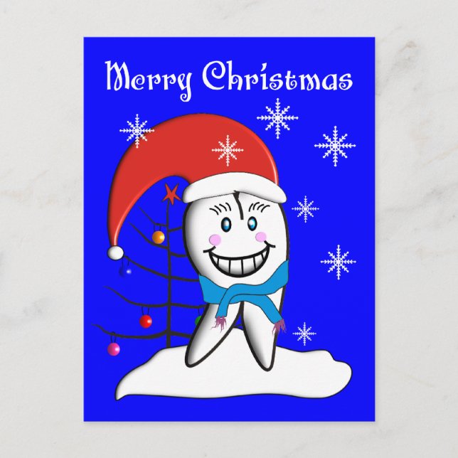 Cartes et cadeaux de Noël pour dentistes (Devant)