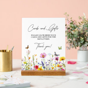 Cartes et cadeaux Fleur sauvage Papillons Mariage