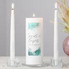 Cartes et Cadeaux Paillettes de Marbre Teal Argent