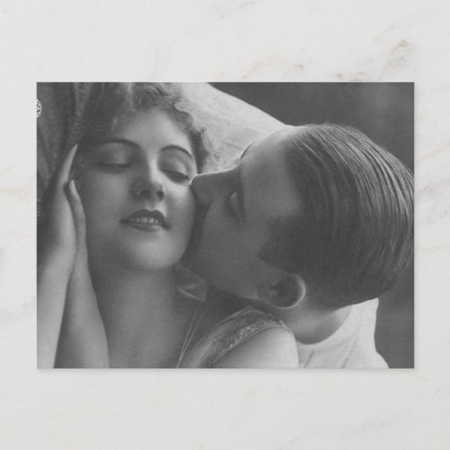 Cartes et Cadeaux pour Couples Romantiques Antique (Devant)