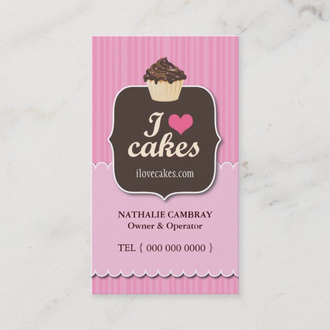 Cartes faites sur commande de boulangerie (Devant)