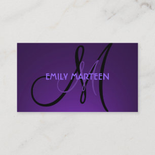 Cartes faites sur commande pourpres foncées