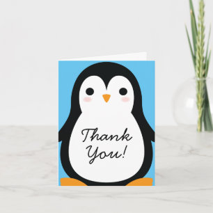 Cartes fixes pour Merci de Penguin pour enfants