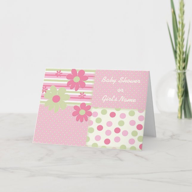Cartes Fleurs Personnalisées (Devant)