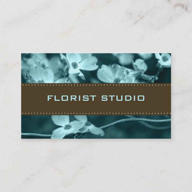 Cartes florales Cartes de visite (Devant)