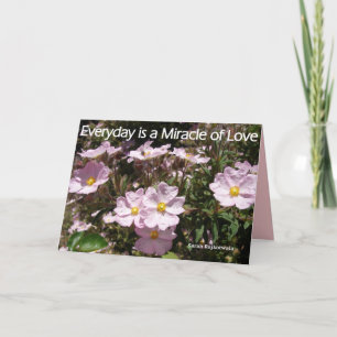 Cartes florales Rock Roses roses Pink Everyday is