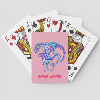 Cartes Futur Deck de Jeu de Velociraptor Dompteur de Rapt