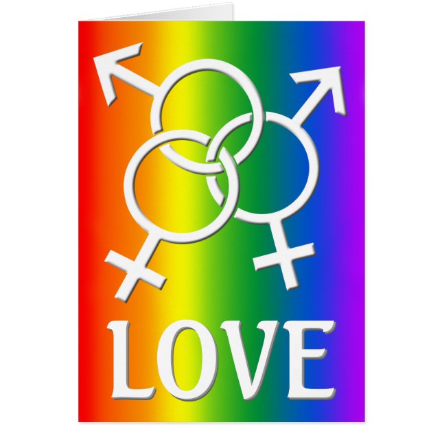 Cartes gay pride LGBT Love Invitations & Cartes (Devant)