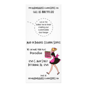 Cartes géniales de support de service de nettoyag