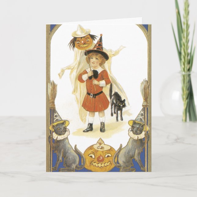 Cartes Halloween vintages (Devant)