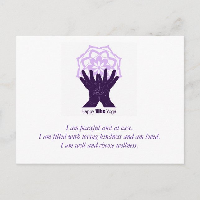cartes happyvibeyoga (Devant)