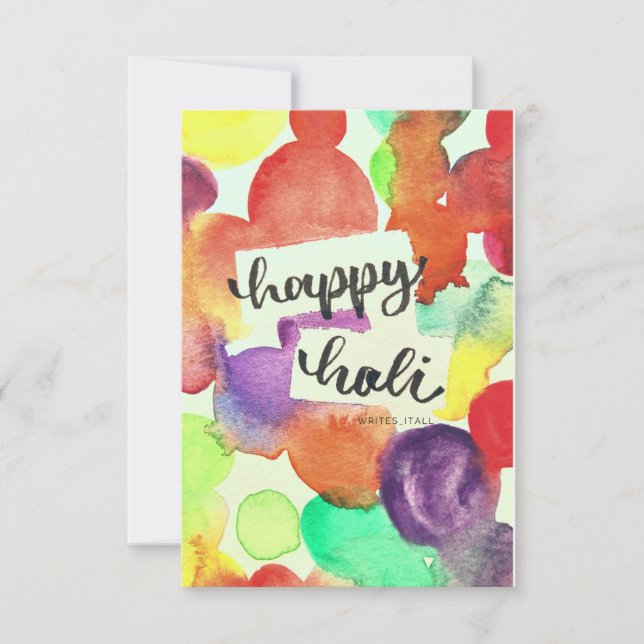 Cartes Holi (Devant)