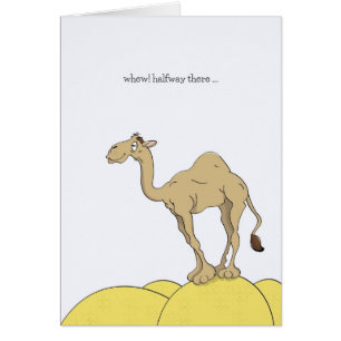 Cartes Hump Day, Camion Sur Sable Désert Caricatur