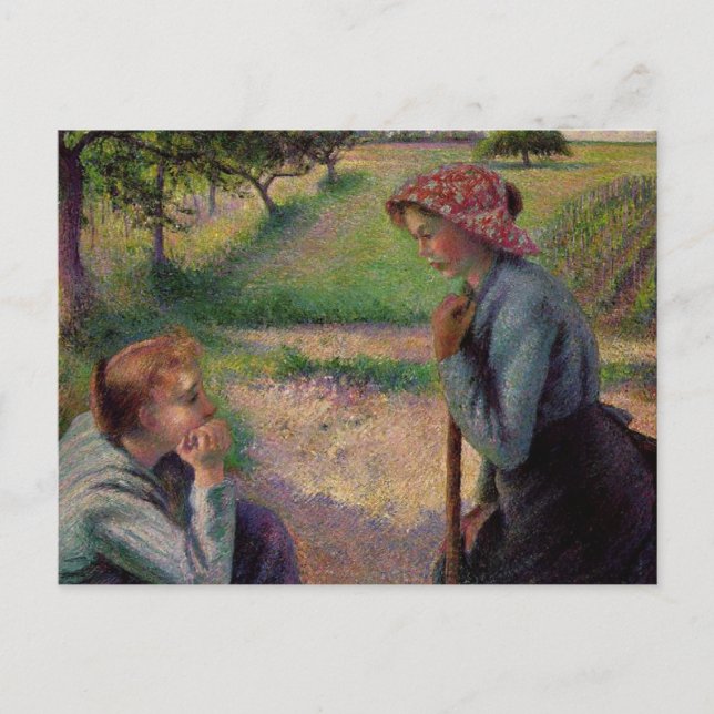 Cartes impressionnistes Camille Pissarro Art, Gif (Devant)