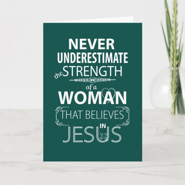 Cartes inspirées Jésus de femmes chrétiennes (Devant)