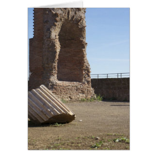 Cartes italiennes, bains Rome de Domitianic