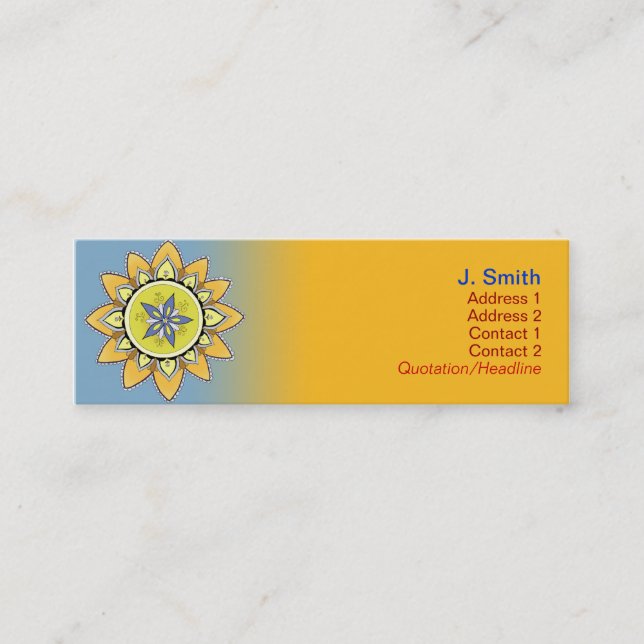 Cartes jaunes de profil de Lotus (Devant)