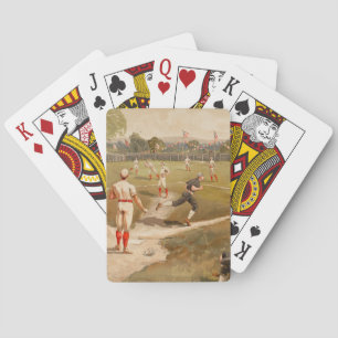 Cartes Jeu de baseball vintage des années 1800