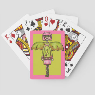 Cartes Jeu de Cartes, Fille Chauve-Souris Mignonne