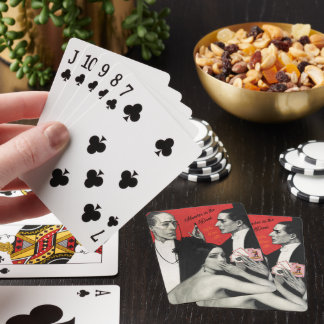 Cartes Jeu de meurtre dans le noir d'art vintage