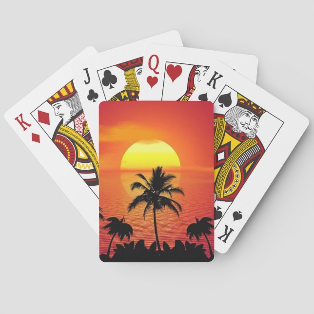 CARTES JEU DE SOLEIL TROPICAL (dos)