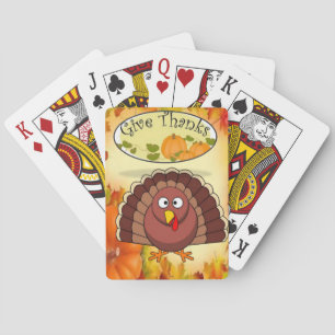 Cartes Jeu de Thanksgiving Card Deck
