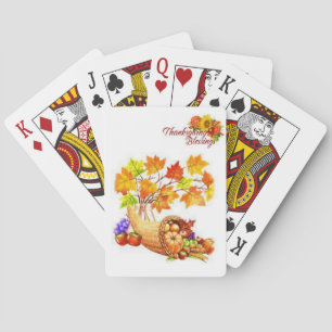 Cartes Jeu de Thanksgiving Card Deck