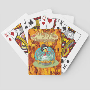 Cartes Jour de bon thanksgiving Jeu de carte Deck