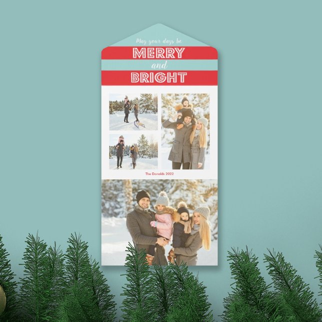 Cartes Joyeuses et brillantes à trois volets de No (Créateur téléchargé)