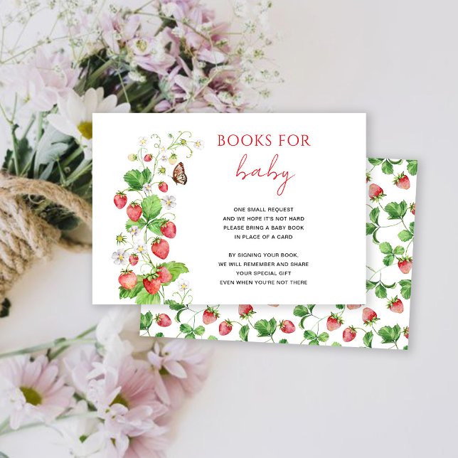 Cartes Livres de fraises pour bébé (Créateur téléchargé)
