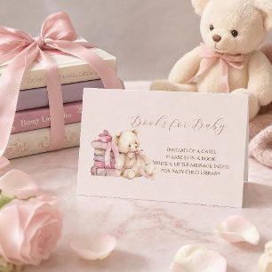 Cartes Livres Ourson Rose pour Bébé