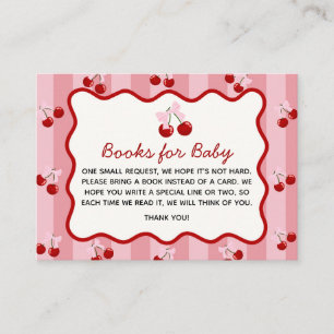 Cartes Livres pour Bébé Coquette Cerise