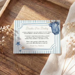 Cartes Livres pour Bébé Jean Bleu