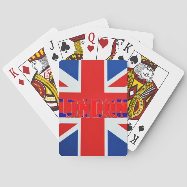 Cartes Londres Bicyclettes de jeu (dos)