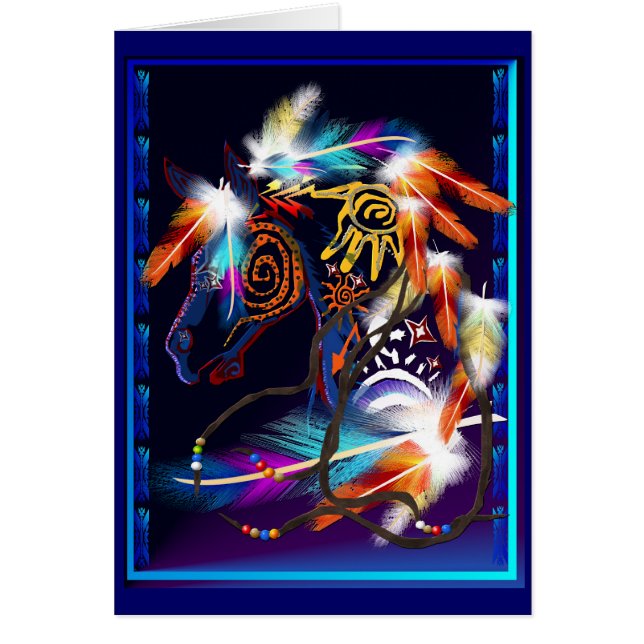 Cartes lumineuses de cheval (Devant)